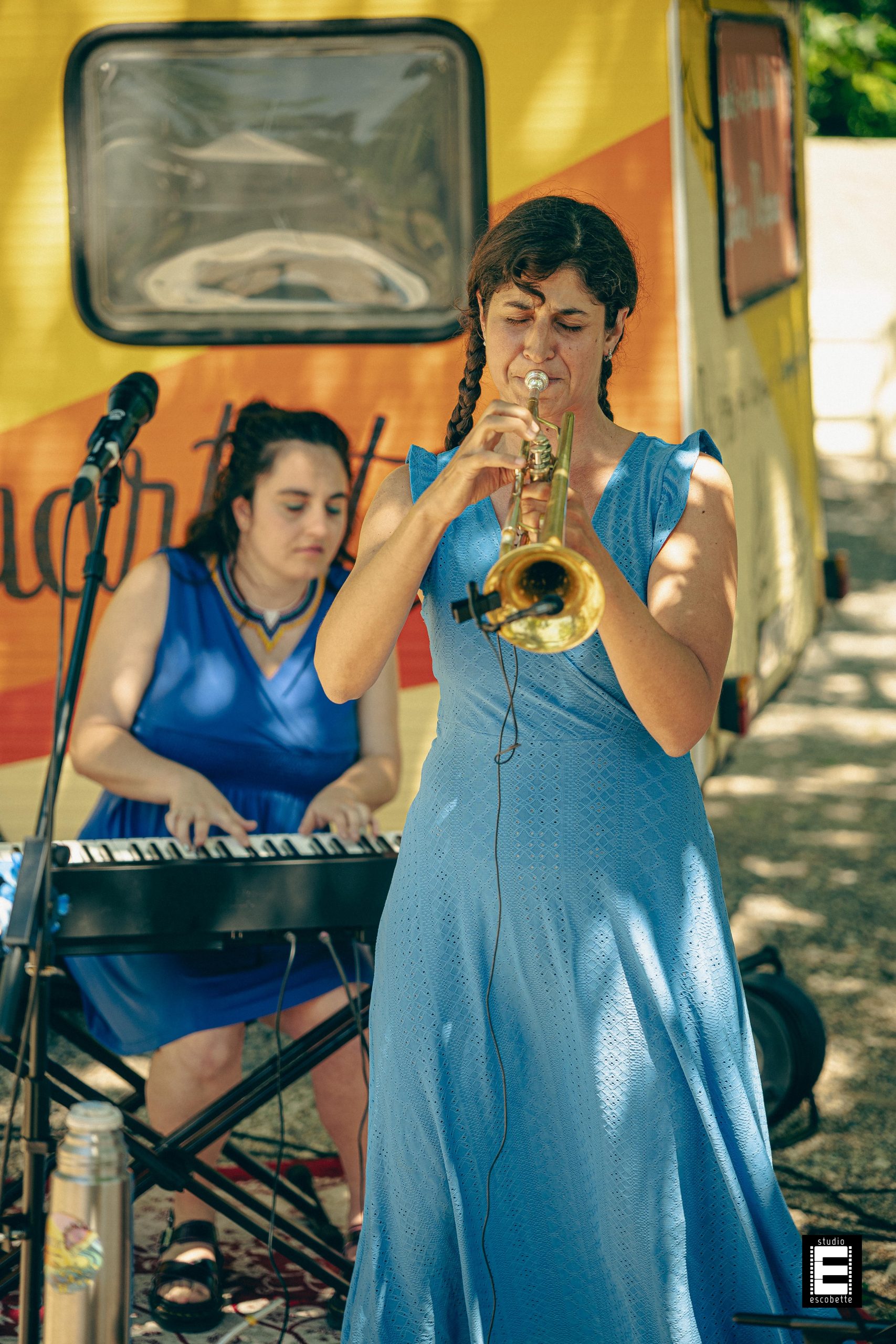 Le Solar Quartet sous les platanes de la Ravelle
