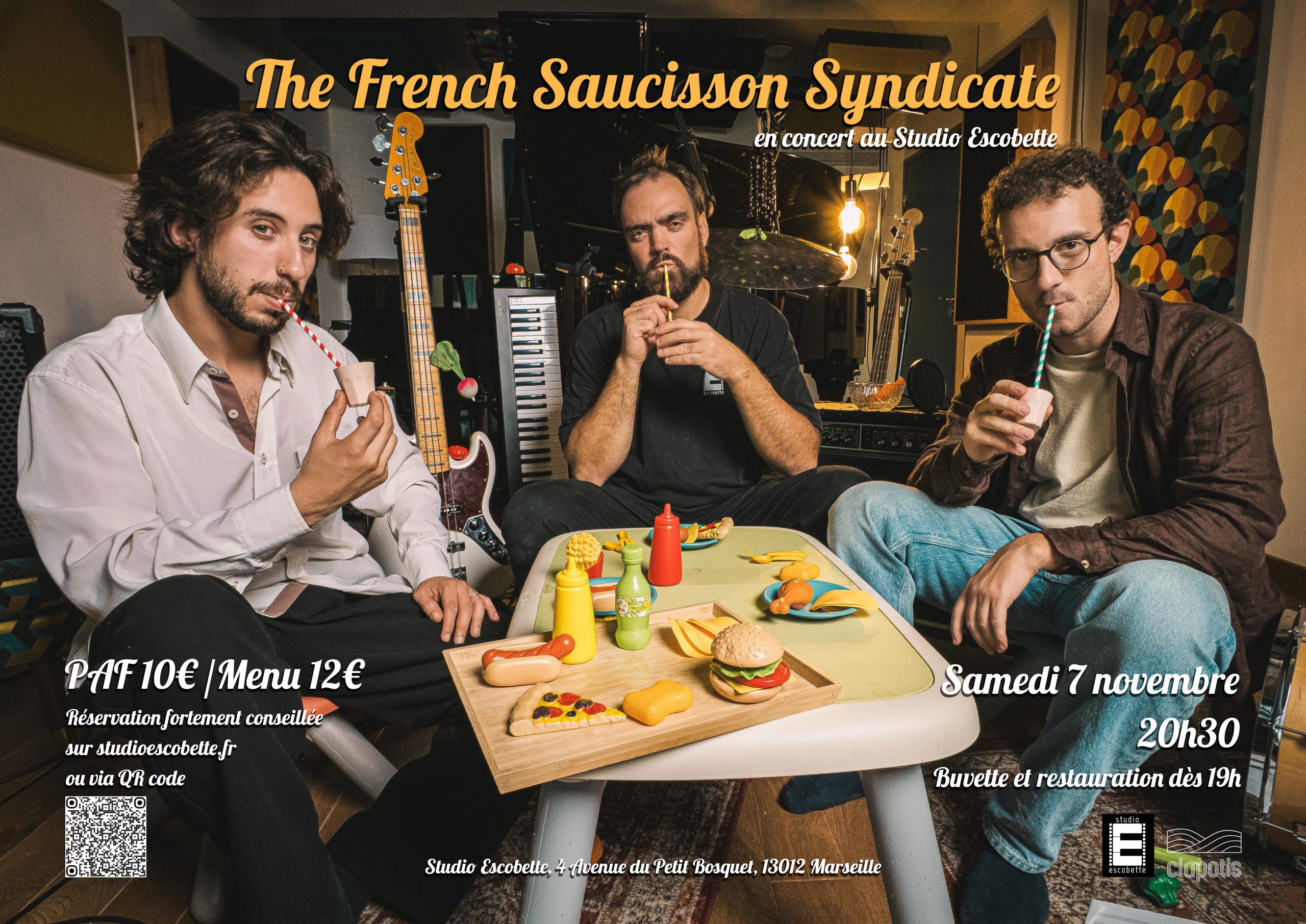 The French Saucisson Syndicate en concert au studio !